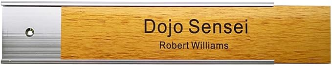 Nameplate Holder Wall or Door 2 Pack 2" x 8" - Image 2