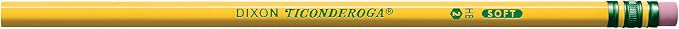 Ticonderoga Wood-Cased Pencils, Unsharpened, 2 HB Soft - Image 3