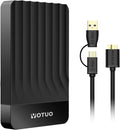 Portable External Hard Drive Storage Expansion Mobile HDD USB 3.0 for PC, Mac, Desktop, Laptop, PS4, PS5, Xbox One X/S, Xbox 360, Xbox Series X/S, Office & Game (Black, 500GB)