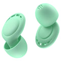 Ear Plugs for Sleeping Noise Reduction, Beinkap Reusable Earplugs Hearing Protection for Focus, Study, Work – 6 Pair Eartips in S/M/L – Flexible Silicone Soft – 35dB Noise Cancelling - Green