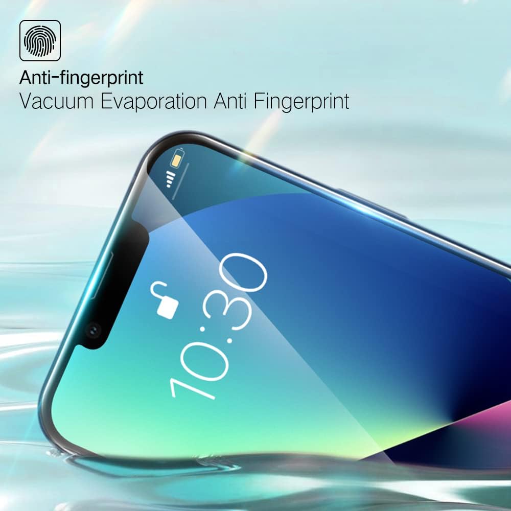 PERFECTSIGHT 2 Pack Anti Blue Light Screen Protector Compatible with iPhone 13 Mini, [Eye Protection Relieve Eye Strain] HD Clear Blue Light Blocking Tempered Glass