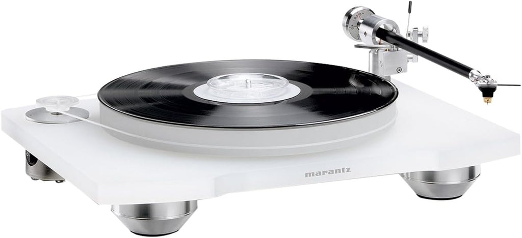Marantz TT-15S1 Manual Belt-Drive Premium Turntable with Cartridge Included | Floating Motor for Low-Vibration & Low-Resonance | A Smart, Stylish Option for Vintage Vinyl Records