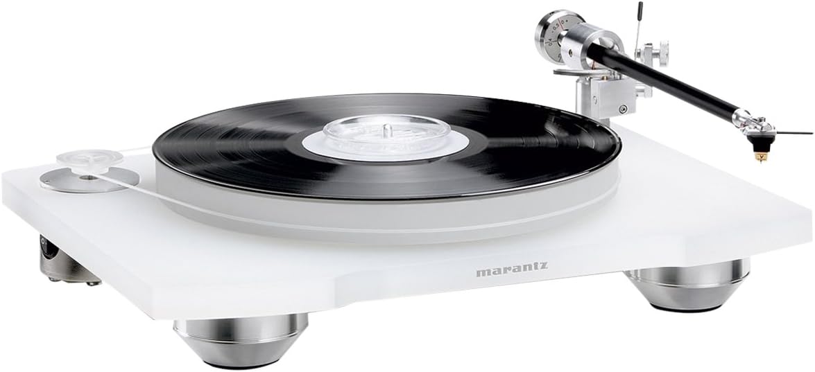 Marantz TT-15S1 Manual Belt-Drive Premium Turntable with Cartridge Included | Floating Motor for Low-Vibration & Low-Resonance | A Smart, Stylish Option for Vintage Vinyl Records