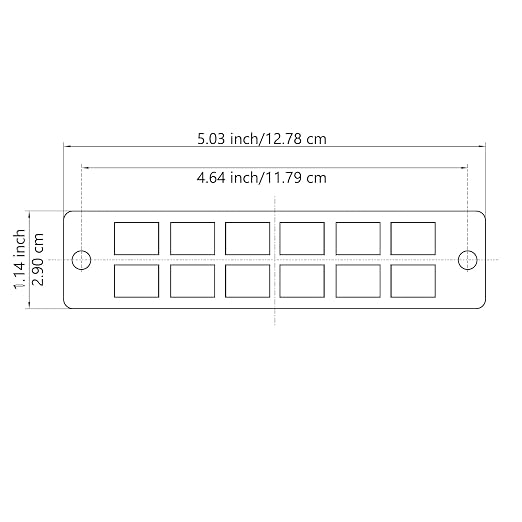 12 Simplex SC/UPC Fiber Patch Panel - Image 7