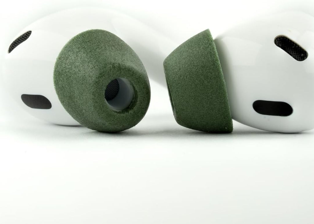 Comply TrueGrip MAX | Premium Memory Foam Replacement Earbud Tips for Apple AirPods Pro 1 & 2 | Long Lasting Comfort, MAX Durability, Secure Fit, Superior Noise Isolation| Green (Small) (1 Pair)