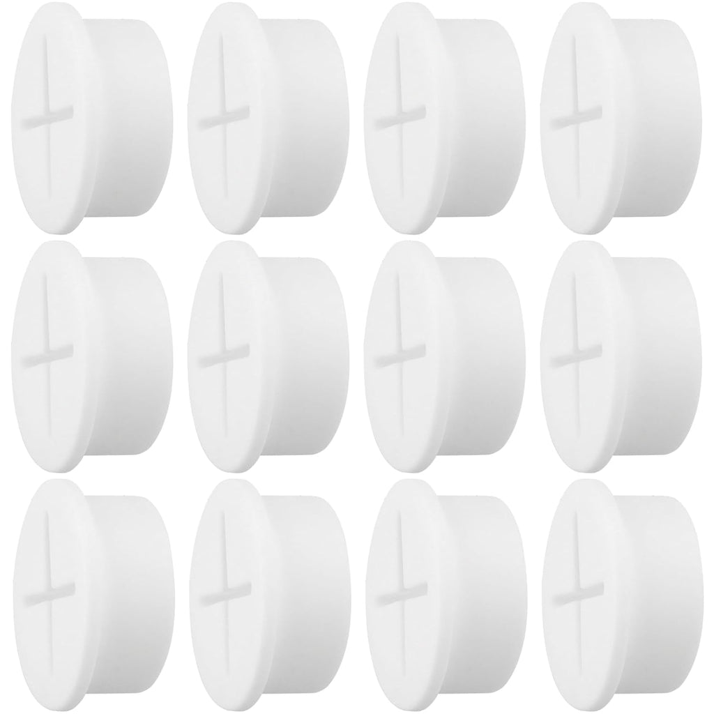 Desk Grommet,1 Inch Flexible Rubber Grommets, Silicone Cable Cord Grommet Wire Hole Cover for Desk, Table and Other Furnitures(12Pack)