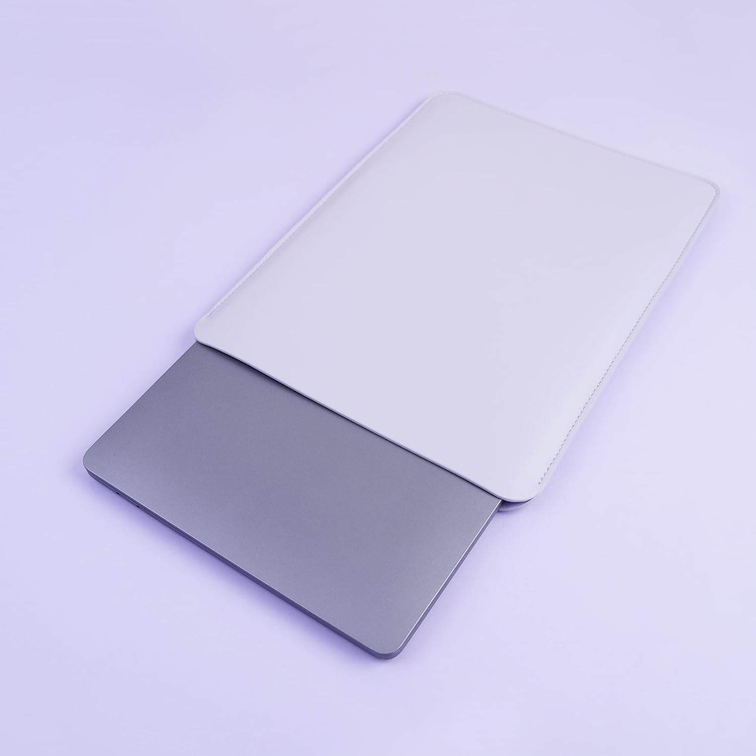Laptop Sleeve 13 Inch Compatible with New MacBook Air 13 2018-2024, MacBook Pro 13 2016-2022 Color Light Purple