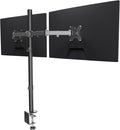 Suptek Dual Monitor Desk Mount, Adjustable Dual Monitor Arm for 2 Computer Screens up to 27 inch, Extra Tall 31.5" Pole Dual Monitor Stand for Desk, Holds up to 22 lbs(MD6842)