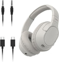 Belkin SoundForm Surround Bluetooth Over-Ear Headphones - Environmental Noise Cancelling Headphones - Wireless w/ 60H Playtime & Soft Ear Cups for iPhone, Galaxy, iPad, Travel, Home, or Office - Sand