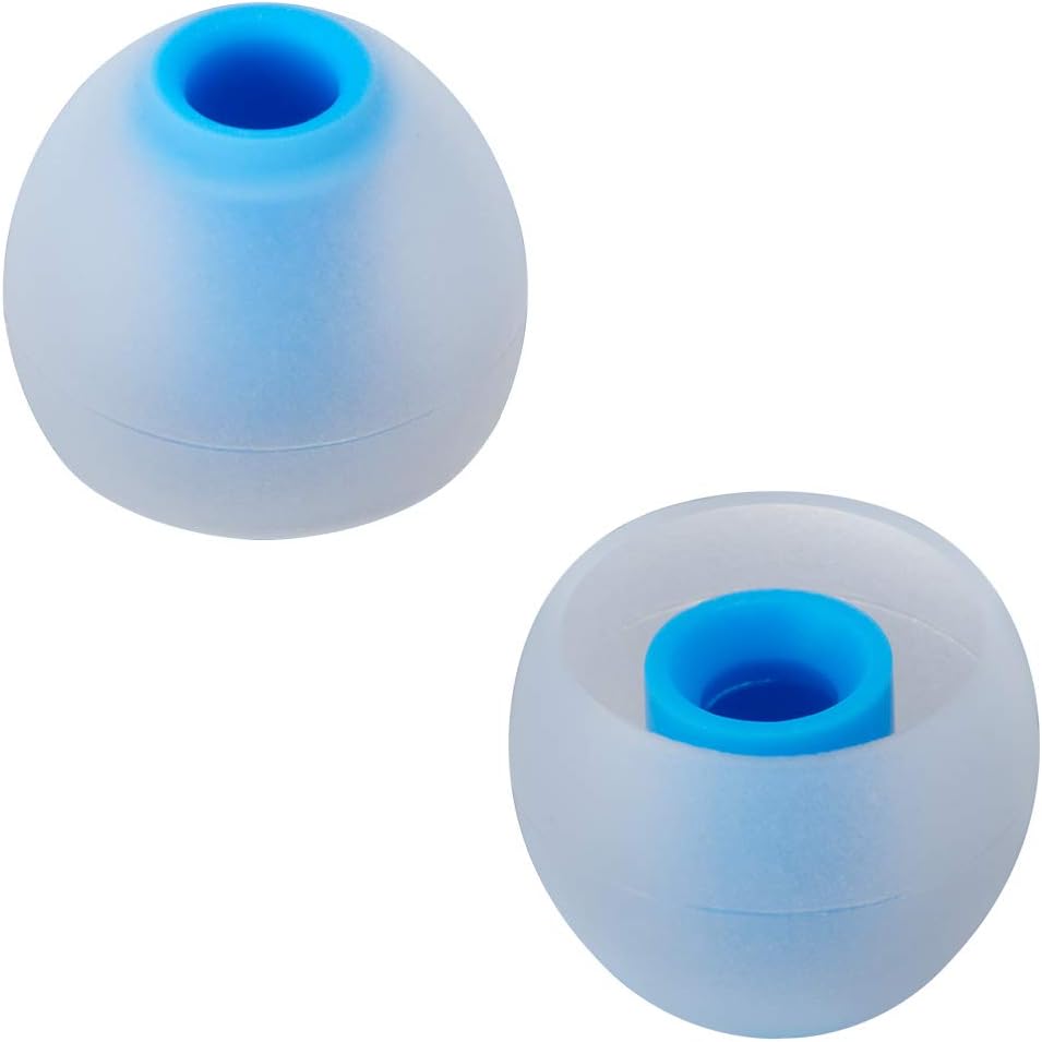 Earbud Tips Soft Silicone Earbuds Replacement Tips Fit for in-Ear Headphones(Inner Hole from 3.8mm - 4.2mm Earphones) 9 Pairs S/M/L