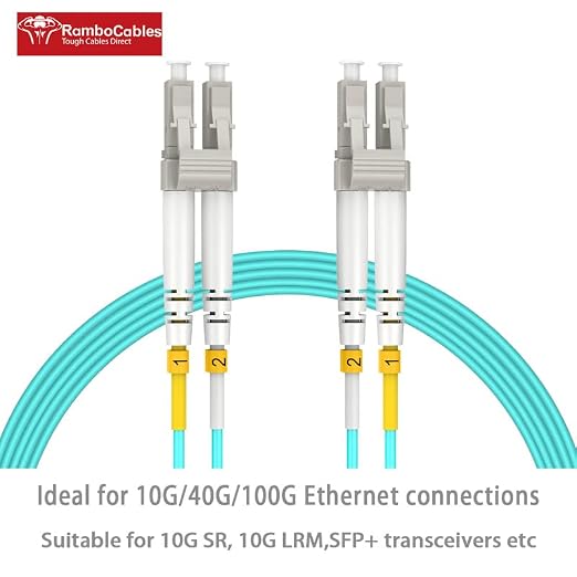 0.5m OM3 Fiber LC to LC, Options 7inch~500ft,  - Image 2