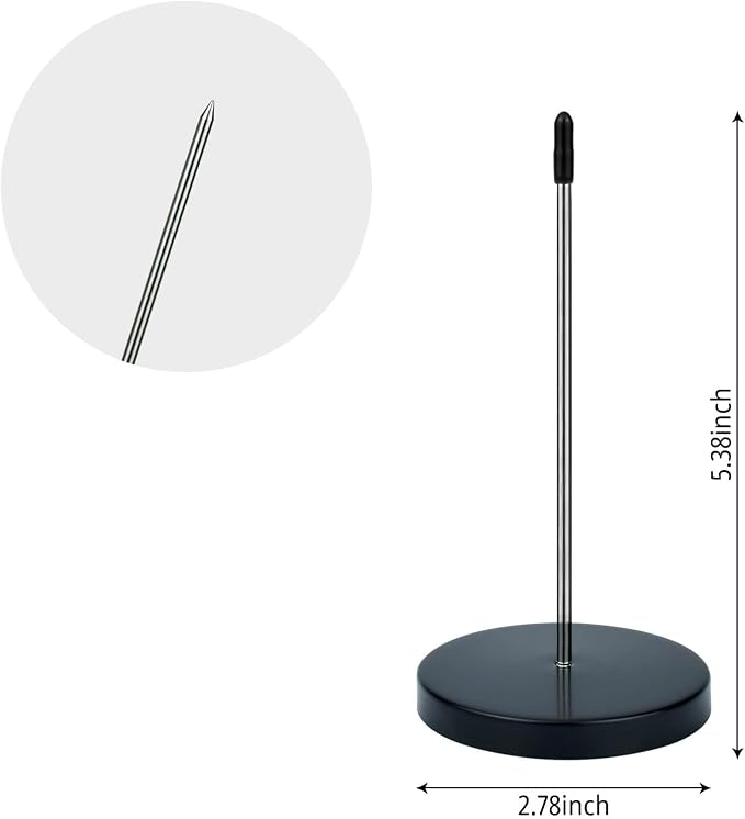 1 Pcs Ticket Spike, Receipt Spike Holder, Metal Bill Memo Holder - Image 2