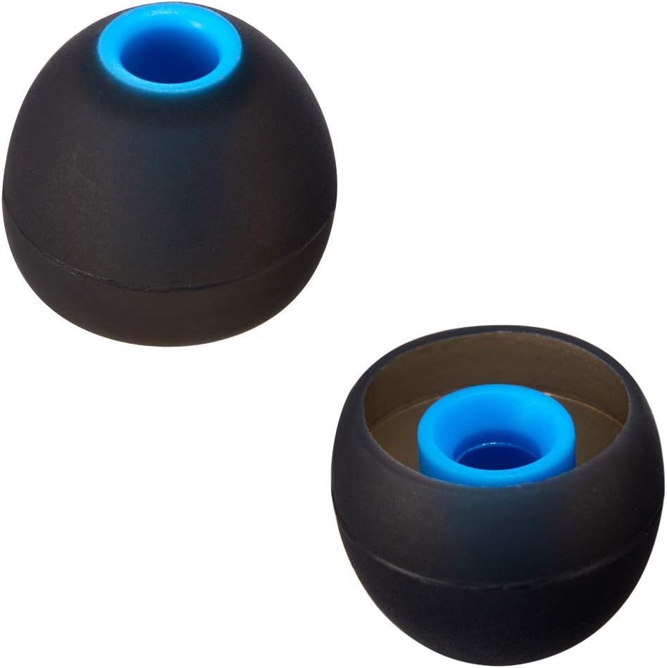 Earbud Tips Soft Silicone Earbuds Replacement Tips Fit for in-Ear Headphones(Inner Hole from 3.8mm -4.2mm Earphones) 9 Pairs S/M/L
