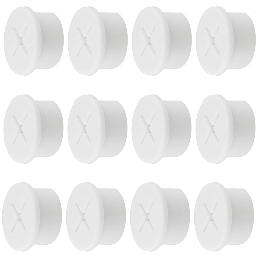 Desk Grommet,3/4 Inch Flexible Rubber Grommets, Silicone Cable Cord Grommet Wire Hole Cover for Desk, Table and Other Furnitures(12Pack)