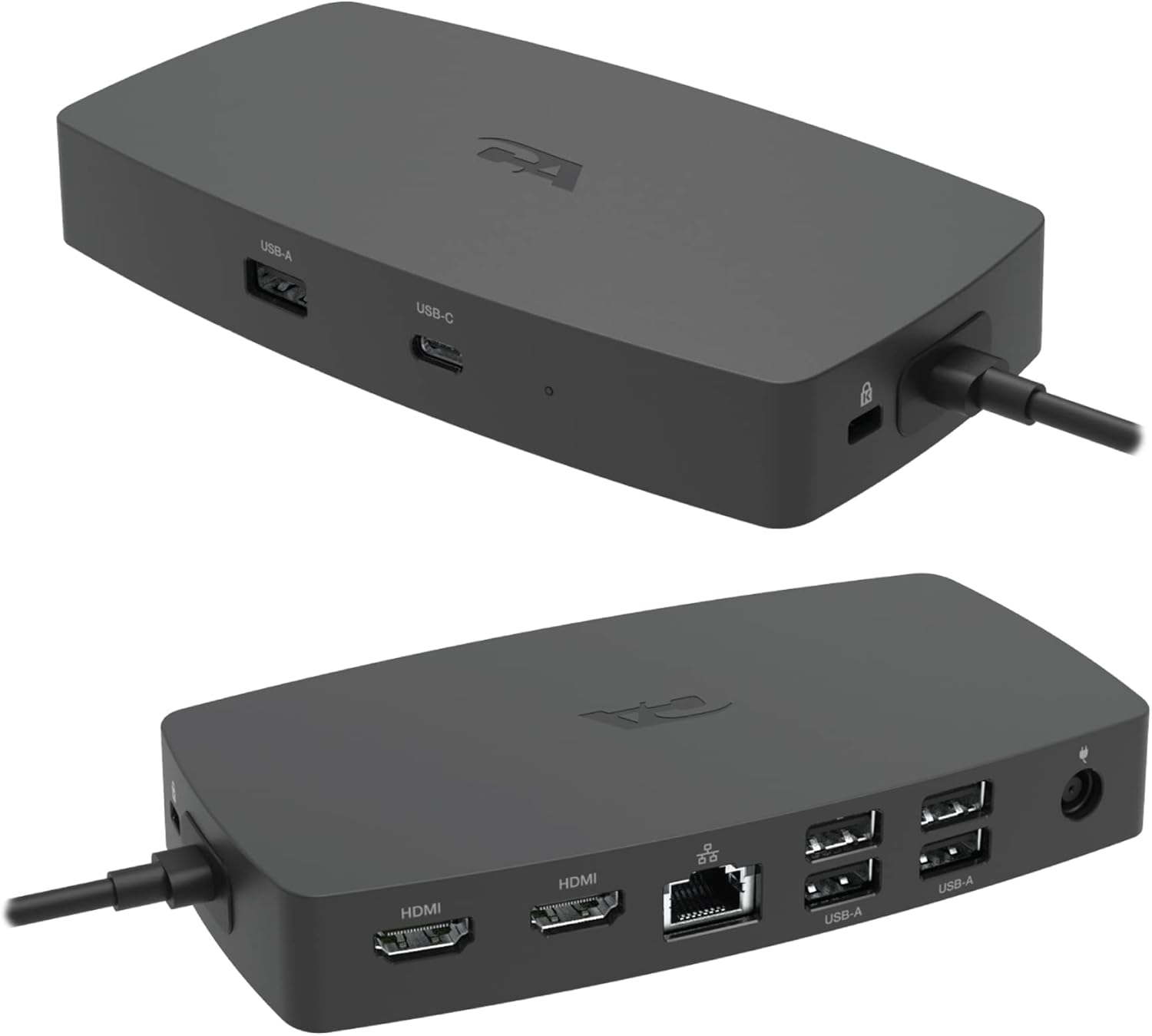 Cyber Acoustics Laptop Docking Station (DS-1000) – USB-C with Dual 4K HDMI Displays, Six USB Ports, Ethernet Port, Power for Laptop, TAA Compliant