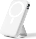 Magnetic Portable Charger, 10000mAh Wireless Power Bank with 20W USB-C Fast Charging, Foldable Stand & LED Display Magnetic Battery Pack, Compatible with iPhone 16/15/14/ All Series