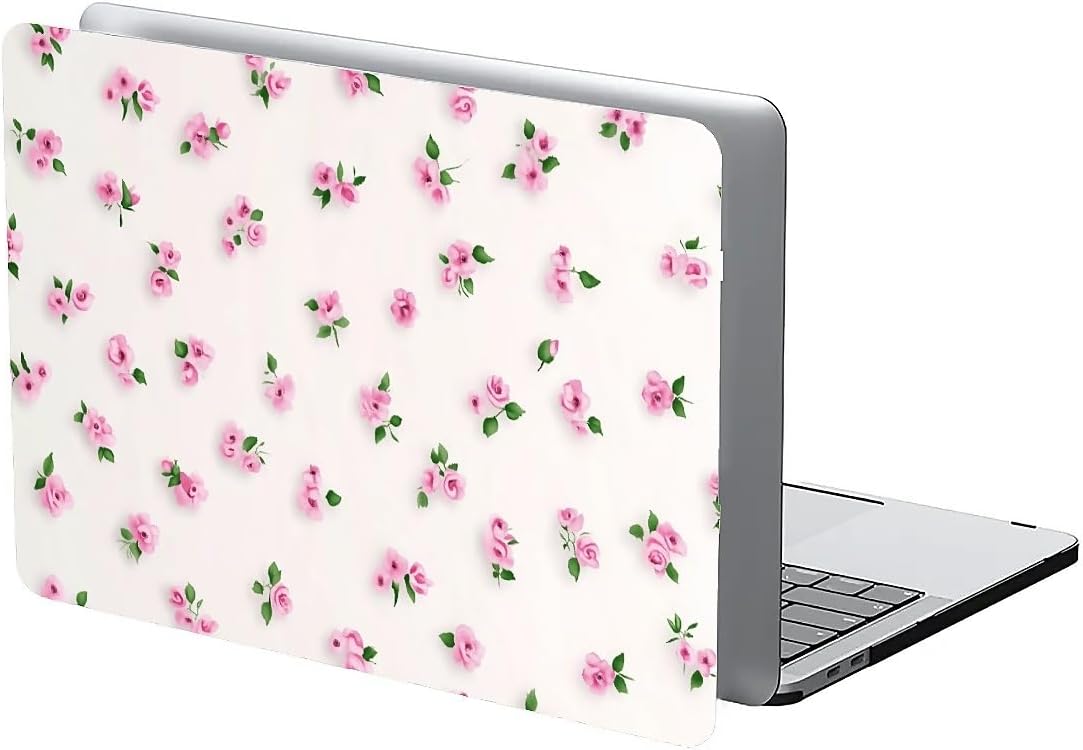 Compatible with MacBook Air 13.3 13.6 Inch Case 2022 2021 2020 2019 Plastic Hard Shell Case Cover,13.3 Pro(A1706/A1708/A1989/A2159/A2289/A2338), Pink Rose