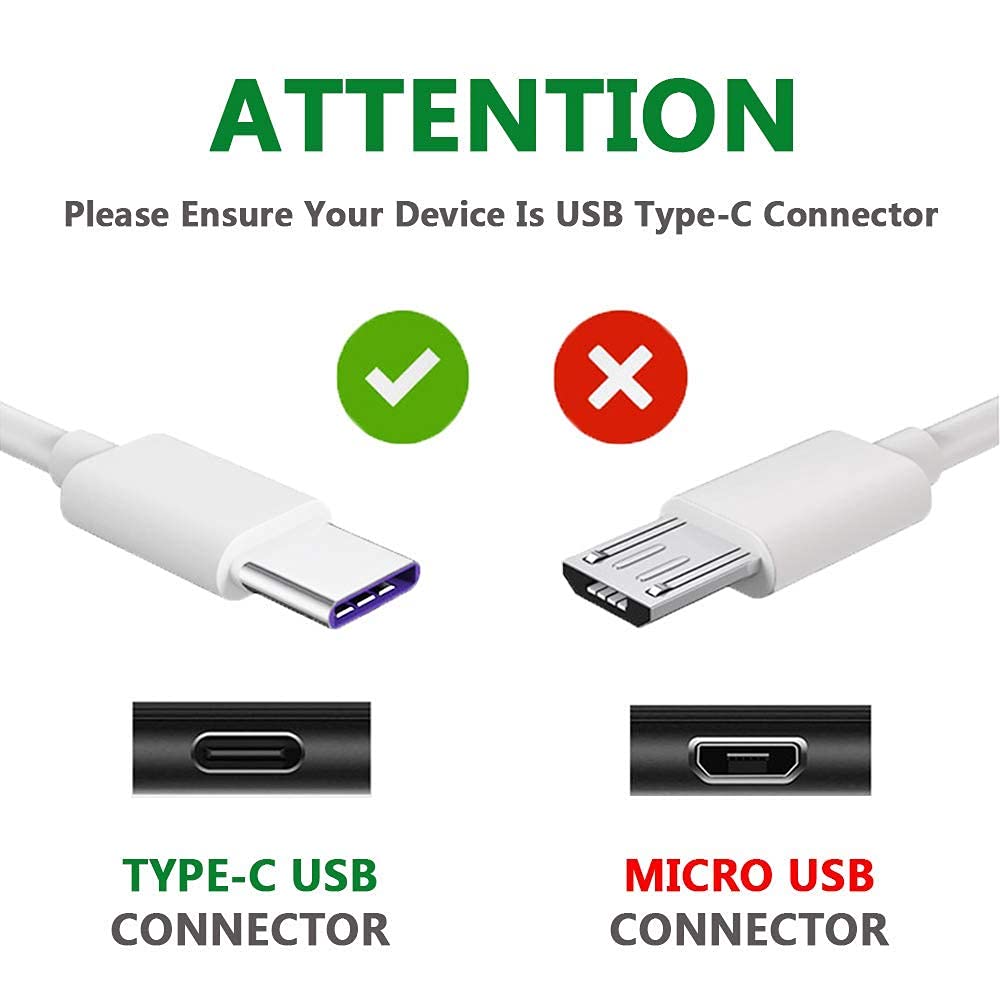 2Pack 10ft Long Type C Charger Cable Cord Long USB C Cable for Samsung Galaxy S21 S20 S10 S10E S9 S8 Plus Type C to A Cable Fast Charging Cord Phone Charger for Note 20 10 10+ Note9 8 Type C Cable