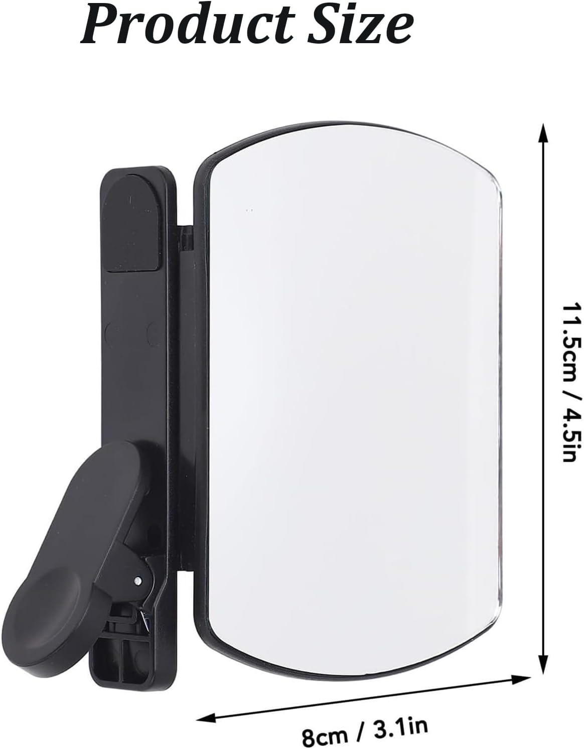 Mirror Effect Lens - Capture Stunning Reflections Instantly, Smartphone Camera Mirror Reflection Clip Kit, Mirror for Phone to Use Back Camera (2pcs)
