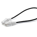 TRUECABLE Cat6 Component Rated Patch Cable, Unshielded (U/UTP), 1ft, Black, 28AWG Solid Copper, Snagless 10G High-Speed Ethernet Cable, PoE++ 4PPoE 100W, UL Listed, RoHS-3, 1 Pack