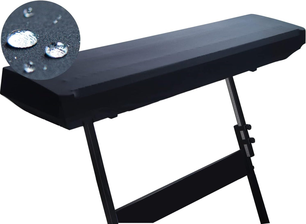 Piano Dust Cover 61-88 Keys Weighted Keyboard Small Keyboard Piano Covers Waterproof Locking Clasp Keep It From Dust and Dirt (76-88 KEYS)