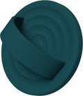 Magnetic Phone Ring Grip Holder, Silicone Finger Loop Grip, Compatible with MasSafe, Back of Phone for iPhone Pro Max/Plus/16/15/15/14/13/12 Series, Dark Green