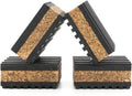 Sound Isolation Pads. Cork Pads for Turntables to Reduce Vibration & Skipping (1" Pack of 4)