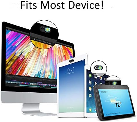 Laptop Camera Cover Slide 6 Pack Ultra Thin Slide Laptop Camera Cover for Echo Show, Cellphone, Computer, Tablet, Chromebook, PC - Daisy