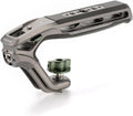 Tilta Xeno Top Handle for Filmmakers & Cameras - Titanium Gray | Aluminum Alloy and Silicone Build | Safety Release Pin | Comfortable Handling (1/4″-20 and 3/8″-16 Threads w/Locating Points)