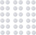 36 Pieces Small Earbud Tips Soft and Comfortable Ear Bud Replacement Pieces Silicone Fit Most in-Ear Headphones，Inner Hole 3.8mm -5.5mm，Small Clear White Replacement Eartips