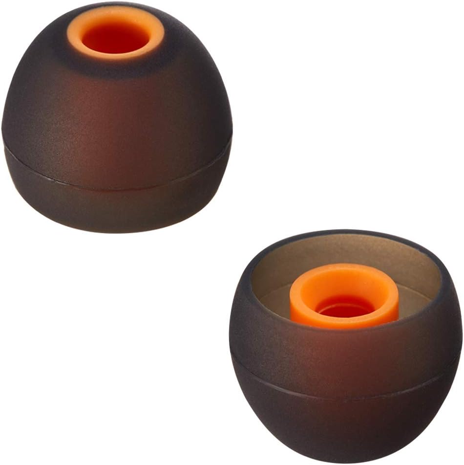 Earbud Tips Soft Silicone Earbuds Replacement Tips Fit for in-Ear Headphones(Inner Hole from 3.8mm - 4.2mm Earphones) 9 Pairs S/M/L