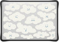 CASETiFY Impact MacBook Air 13" (M1/Intel) Case [Cushioned Impact Corners/Scratch-Resistant/Anti-Slip Grip] - Cute Clouds - Clear Black