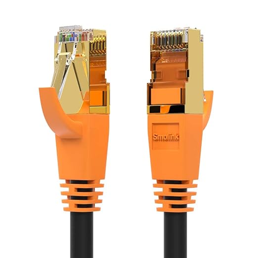 Cat 8 Ethernet Cable, 2 Pack 6ft RJ45 Connector by Smolink