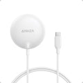 Anker Zolo Magnetic Wireless Charger, Qi2 Certified 15W MagSafe-Compatible Wireless Charging Pad, for iPhone 16/15/14/13 Series, AirPods, and More (Adapter Not Included) (White, 1 Pack)