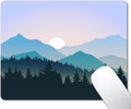 Mountain Landscape Mouse Pad, During Sunrise Mouse Pad for Design, Anti-Slip Rubber Base Wireless Mouse Pads for Laptop