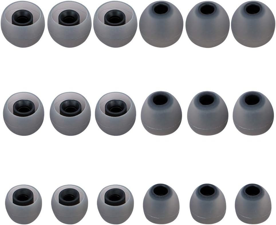 Silicone Earbud Tips Replacement Earbuds Cap Eartips Tips Eargels 9 Pairs S M L