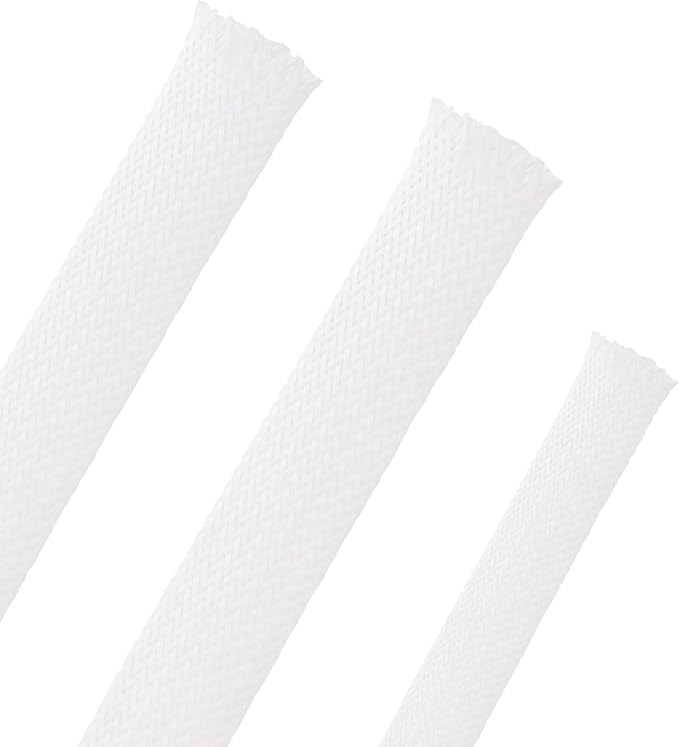 25ft PET Expandable Braided Cable Sleeve 1 inch Pet Braided Cable Sleeve by PursuingaBetterLife
