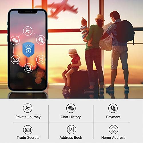 PERFECTSIGHT HD Clear Privacy Screen Protector Compatible with iPhone 12 Pro Max 2020, Anti-Spy Blue Light Filter Tempered Glass (6.7 inch)