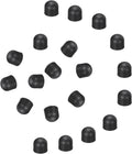 MECCANIXITY 60Pcs Replacement Stylus Pen Tips 7.5mm Conductive Capacitive Touch Screen Pens Tips Silicone Rubber, Black
