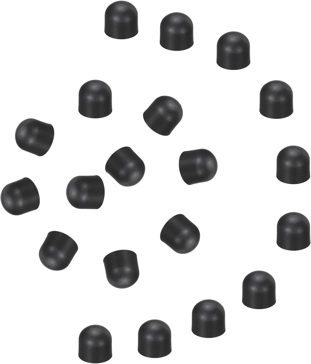 MECCANIXITY 20Pcs Replacement Stylus Pen Tips 7.5mm Conductive Capacitive Touch Screen Pens Tips Silicone Rubber, Black