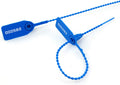 Leadseals(R) 1000 Plastic Tamper Seals, Zip Ties for Fire Extinguishers Pull Tite Security Tags Numbered Disposable Self-Locking Tie 250mm Length (Blue)