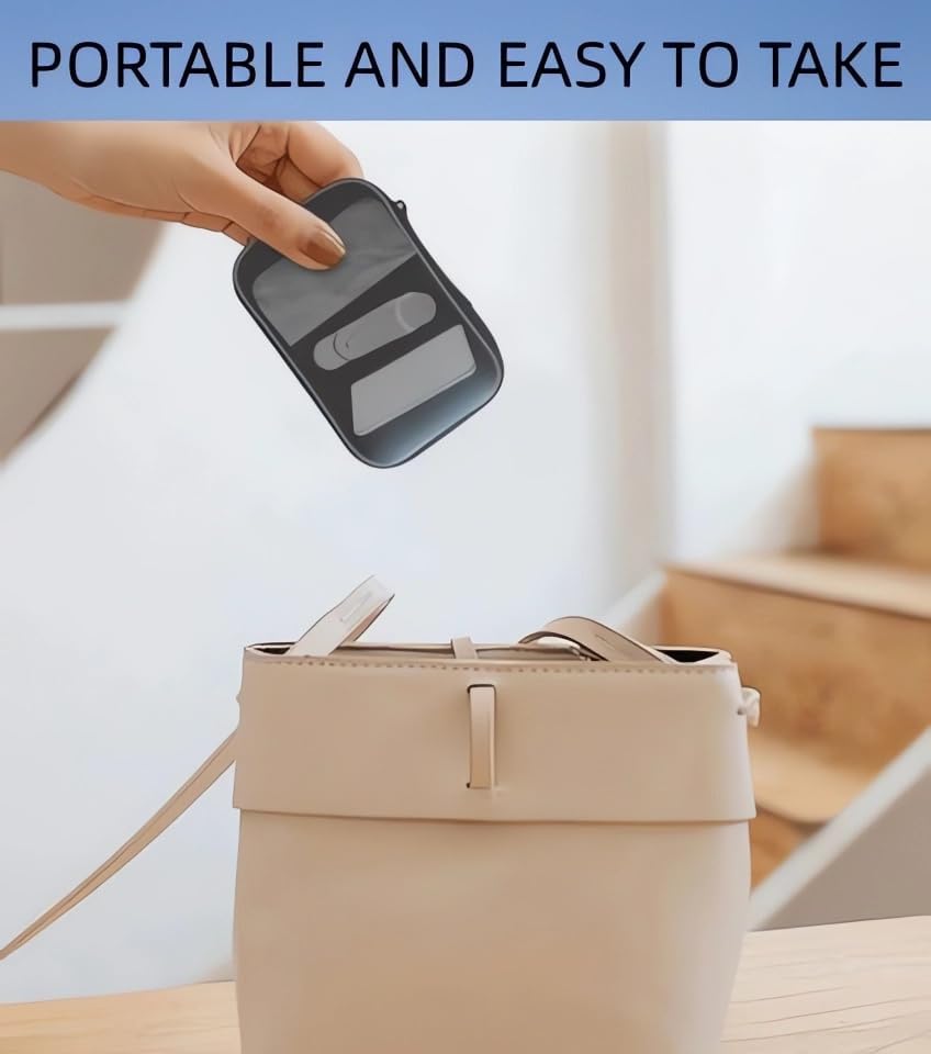 2024 Smartphone Camera Mirror Reflection Clip Kit - New Version: Adjustable Selfie Reflector, Mobile Phone Reflection Clip for All Phones (White+Black)