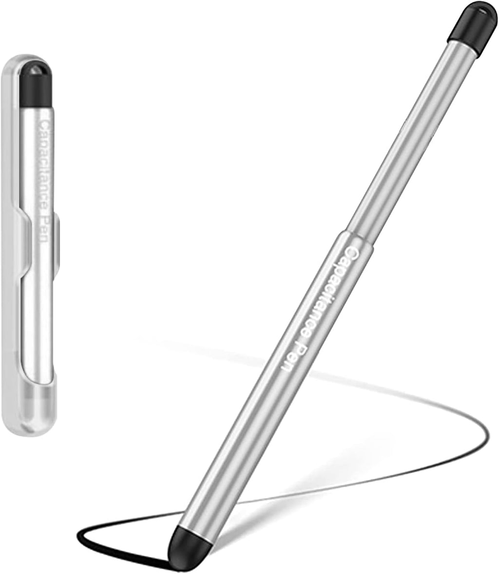 Stylus Pens with Pen Slot for Touch Screens, High Precision Capacitive Universal Stylus for iPad iPhone Tablets Samsung Galaxy All Touch Screen Devices (Transparency)