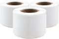 PUQU 30x20mm Direct Thermal Sticker Labels, Self-Adhesive All-Purpose Label Maker Tape, Compatible with AQ Series Label Printer, Refills Standard Laminated Office Labeling, 3 Rolls, 960 Labels