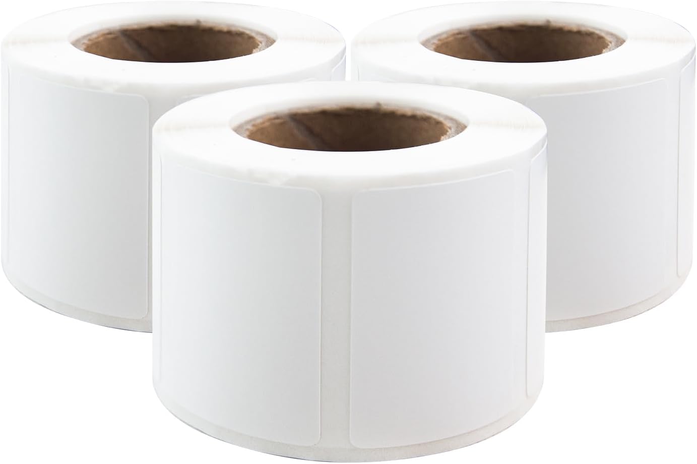 PUQU 30x20mm Direct Thermal Sticker Labels, Self-Adhesive All-Purpose Label Maker Tape, Compatible with AQ Series Label Printer, Refills Standard Laminated Office Labeling, 3 Rolls, 960 Labels