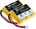 Synergy Digital Cordless Phone Batteries, Compatible with AT&T-Lucent 22134X Cordless Phone, (Ni-CD, 3.6V, 400 mAh), Replacement for Sony BP-T27 Battery, Combo-Pack Includes: 2 x SDCP-H305 Batteries