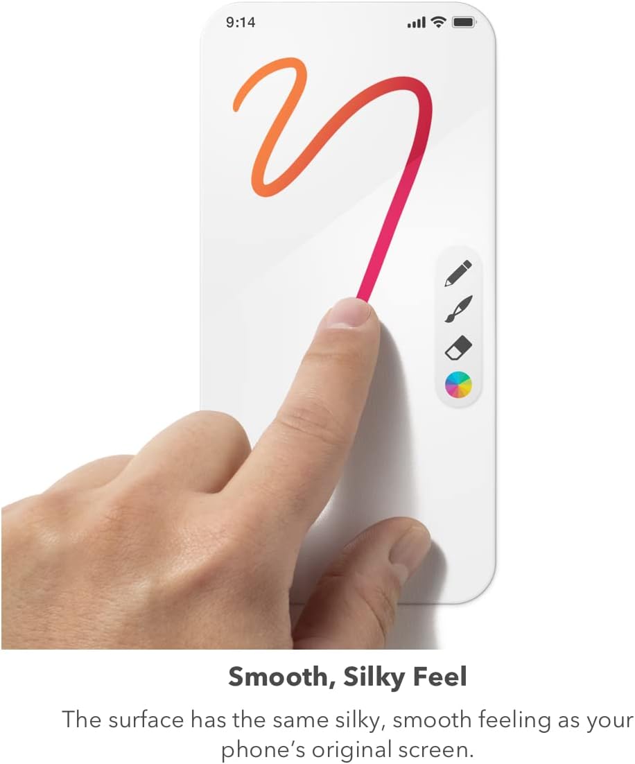 ZAGG InvisibleShield Glass Elite Privacy 360 Screen Protector for Apple iPhone 14 Pro - Four-Way Privacy Filter, 5X Stronger, EZ Apply Install
