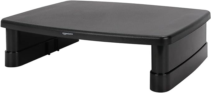 Amazon Basics Height Adjustable Monitor Stand Riser by AmazonBasics