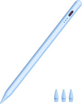 Pen for iPad 2018-2025, HATOKU 15 Mins Fast Charging Pencil 1st Gen with Tilt & Palm Rejection Compatible with iPad Air 3/4/5/M2/M3, iPad mini 5/6, iPad 6/7/8/9/10/11, iPad Pro 11"/12.9"/M4 (Blue)
