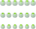Earbud Tips Soft Silicone Earbuds Replacement Tips Fit for in-Ear Headphones(Inner Hole from 3.8mm - 4.2mm Earphones) 9 Pairs S/M/L,Transparent Green
